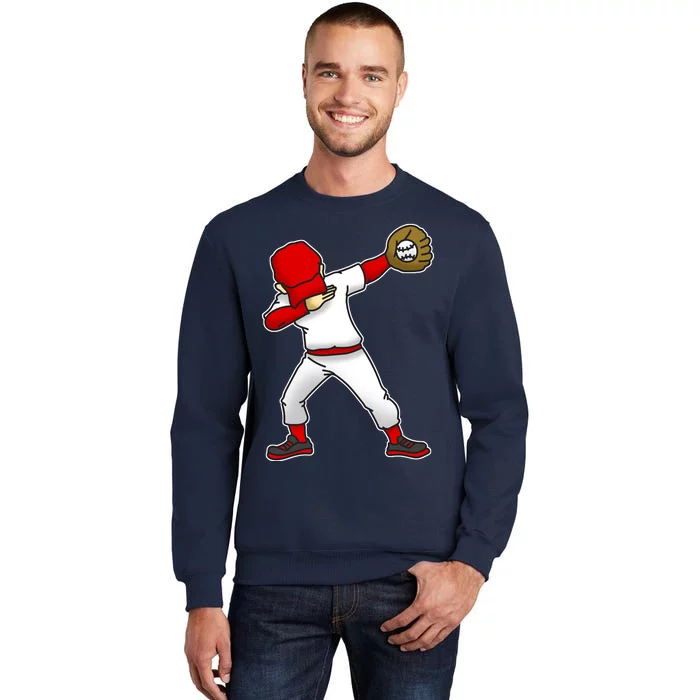 Dabbing Baseball Player Tall Sweatshirt