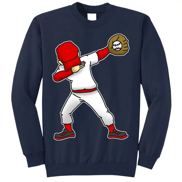 Dabbing Baseball Player Tall Sweatshirt