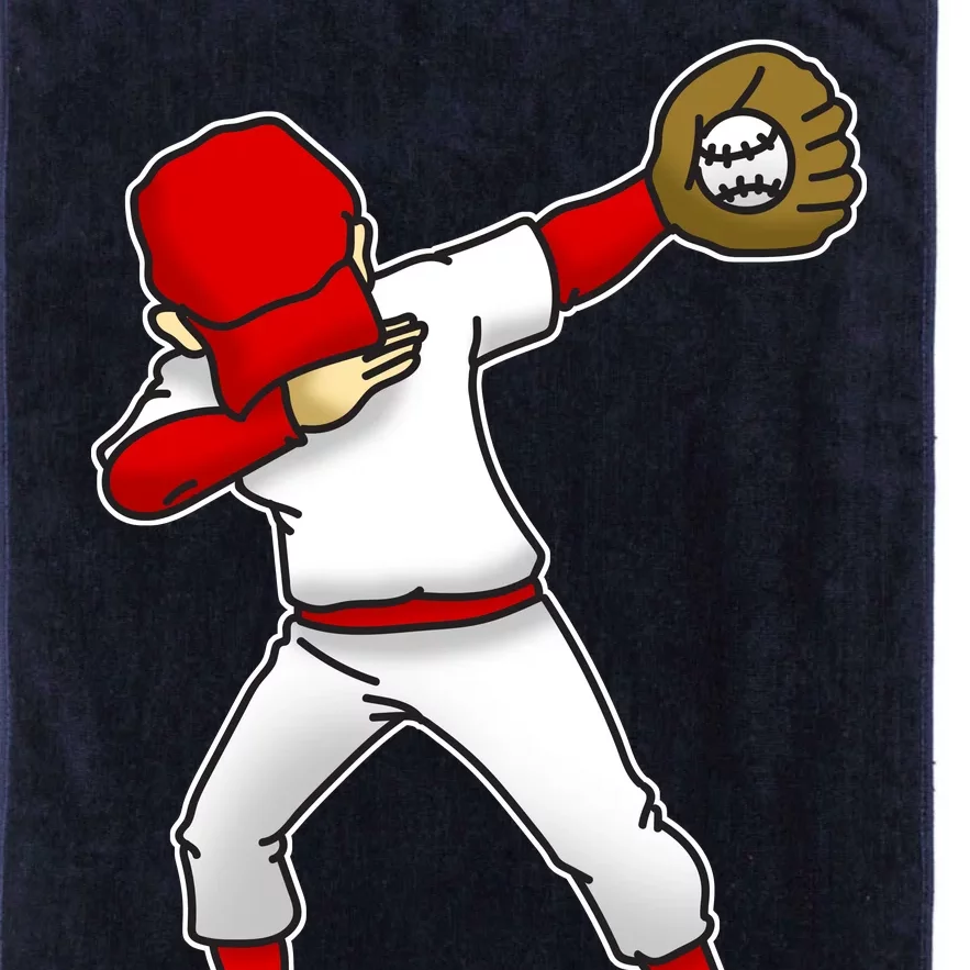 Dabbing Baseball Player Platinum Collection Golf Towel