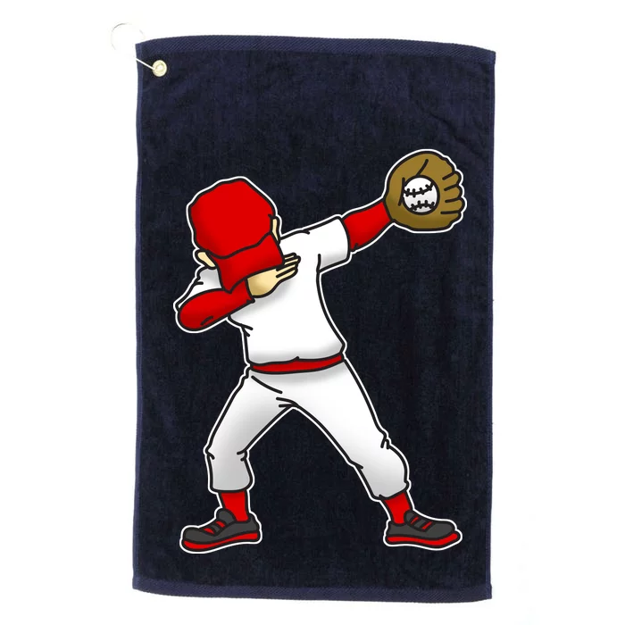 Dabbing Baseball Player Platinum Collection Golf Towel