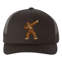 Bassquatch! Funny Bigfoot Fishing Outdoor Retro Yupoong Adult 5-Panel  Trucker Hat