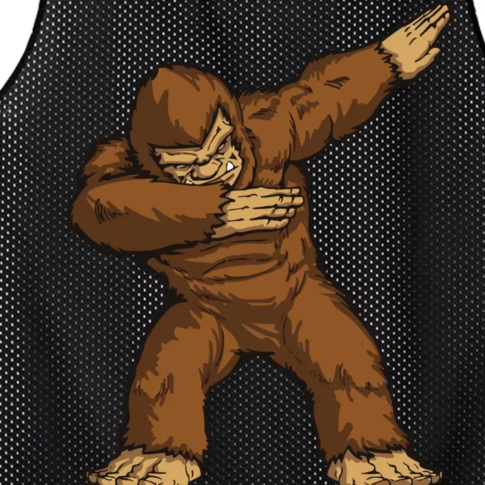 Dabbing Bigfoot Mesh Reversible Basketball Jersey Tank