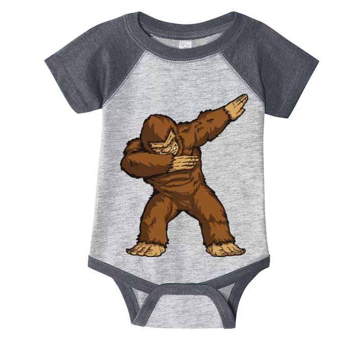 Dabbing Bigfoot Infant Baby Jersey Bodysuit