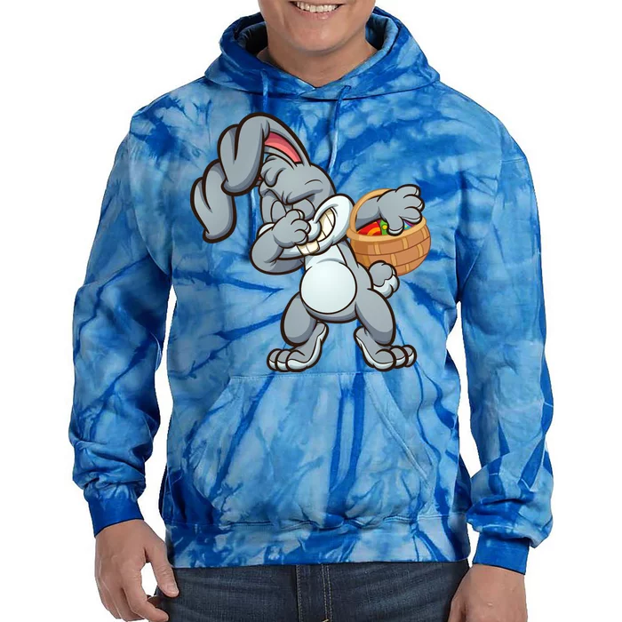 Dabbing Bunny Tie Dye Hoodie