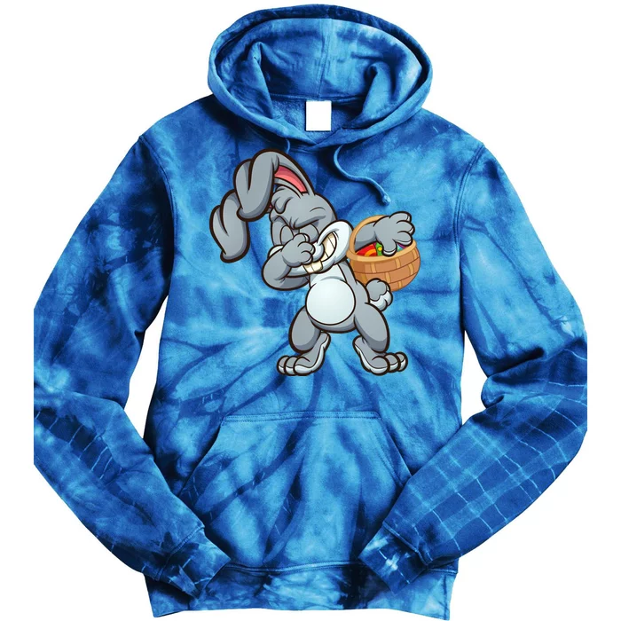 Dabbing Bunny Tie Dye Hoodie