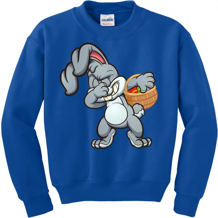 Dabbing Bunny Kids Sweatshirt