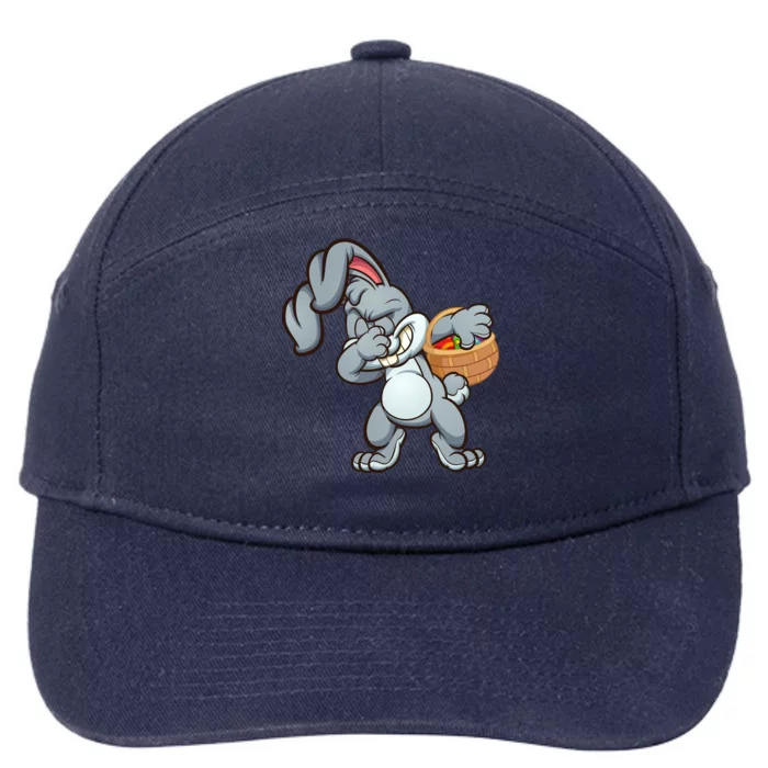 Dabbing Bunny 7-Panel Snapback Hat