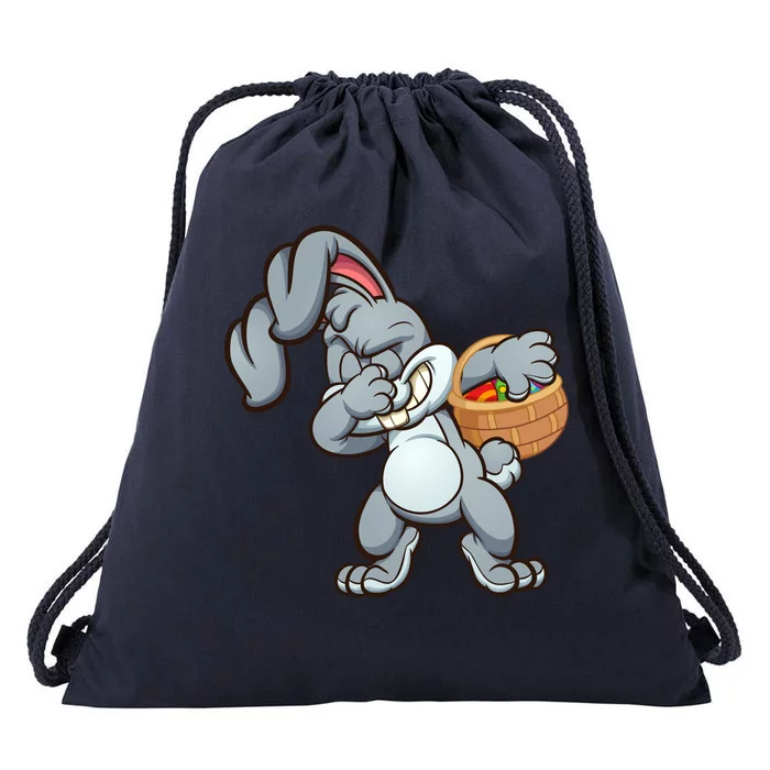 Dabbing Bunny Drawstring Bag