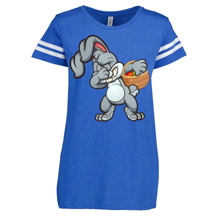 Dabbing Bunny Enza Ladies Jersey Football T-Shirt