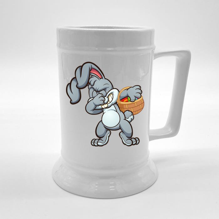 Dabbing Bunny Front & Back Beer Stein