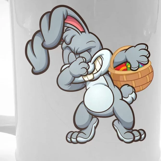 Dabbing Bunny Front & Back Beer Stein