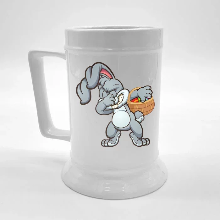 Dabbing Bunny Front & Back Beer Stein