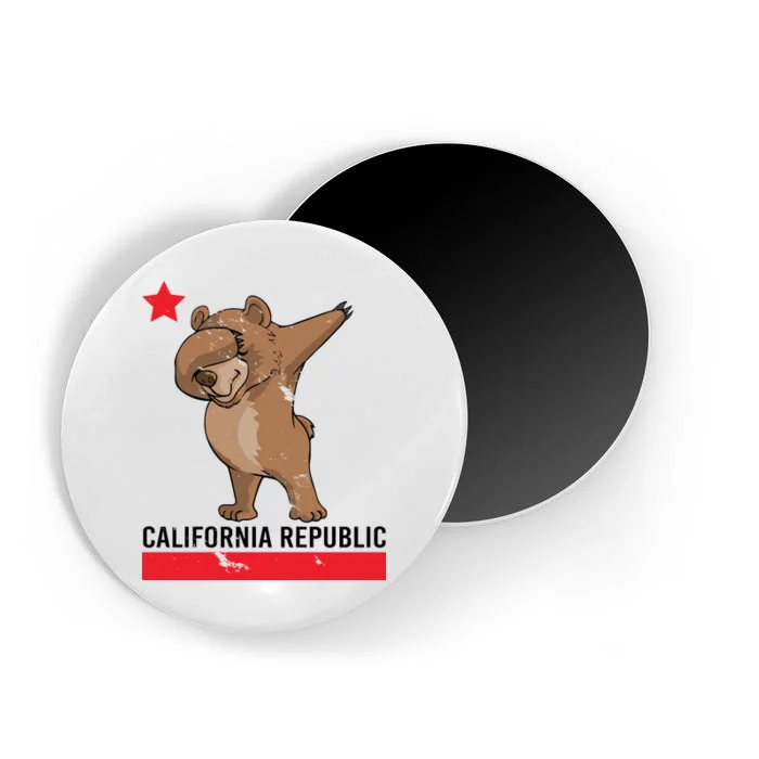 Dabbing California Republic Bear Magnet