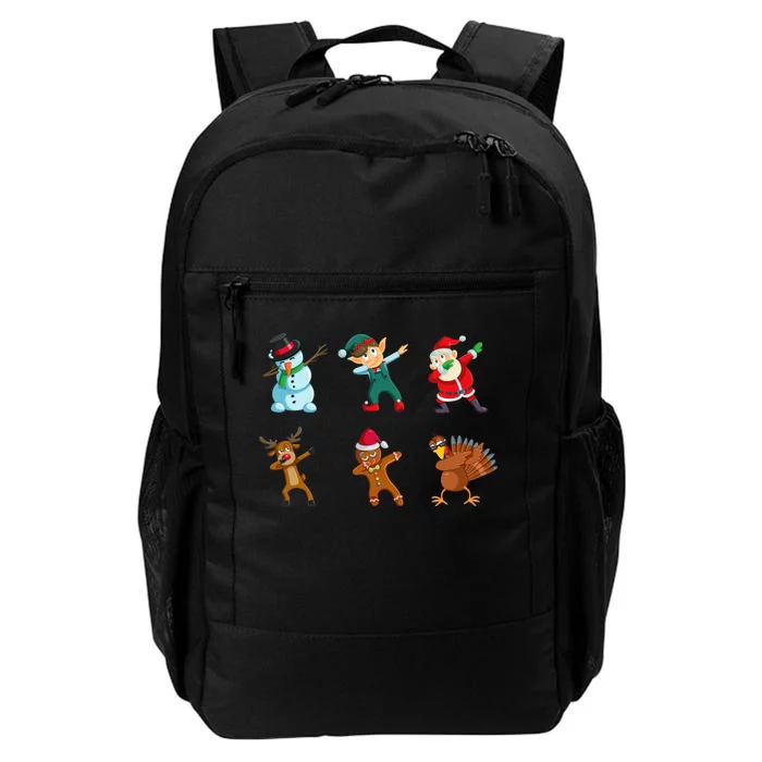 Dabbing Christmas Characters Daily Commute Backpack