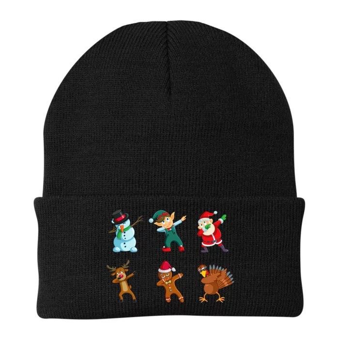 Dabbing Christmas Characters Knit Cap Winter Beanie