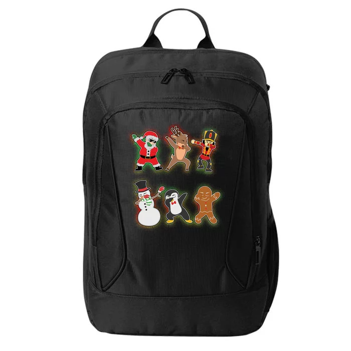 Dabbing Christmas Characters Santa Dab City Backpack