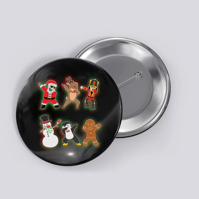 Dabbing Christmas Characters Santa Dab Button