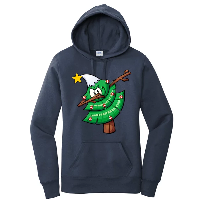 Dabbing Christmas Tree Women's Pullover Hoodie