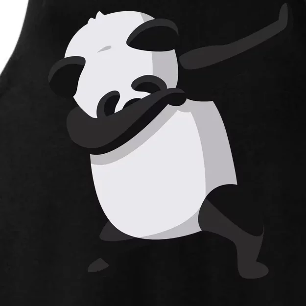 Dabbing Dab Panda Ladies Tri-Blend Wicking Tank