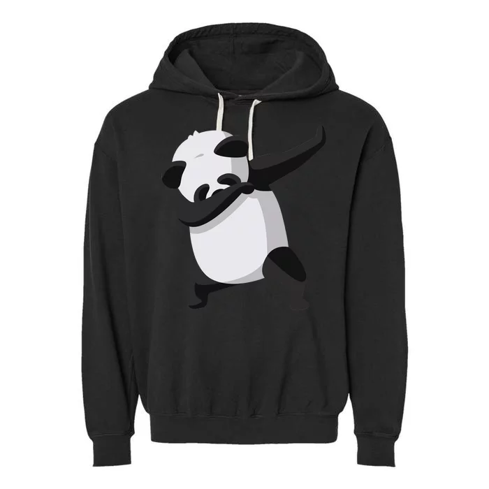 Dabbing Dab Panda Garment-Dyed Fleece Hoodie