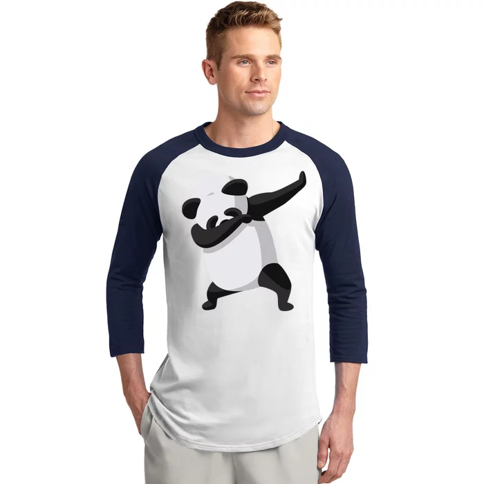 Dabbing Dab Panda Baseball Sleeve Shirt