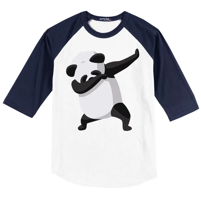 Dabbing Dab Panda Baseball Sleeve Shirt