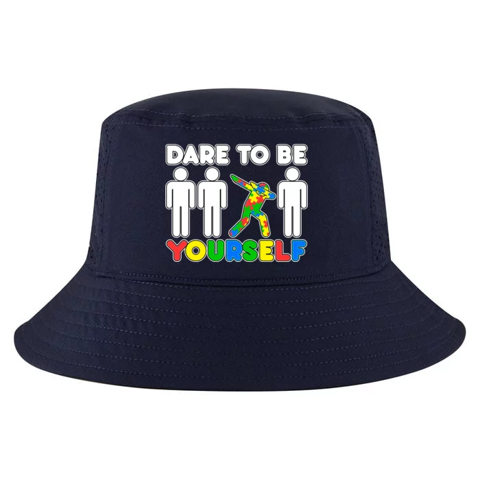 Dabbing Dare to be Yourself Autism Awareness Cool Comfort Performance Bucket Hat