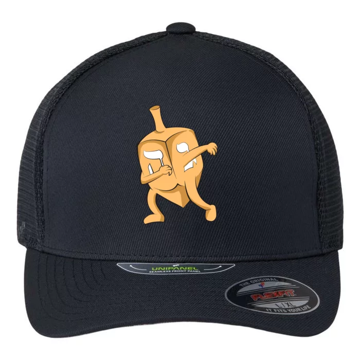 Dabbing Dreidel Flexfit Unipanel Trucker Cap