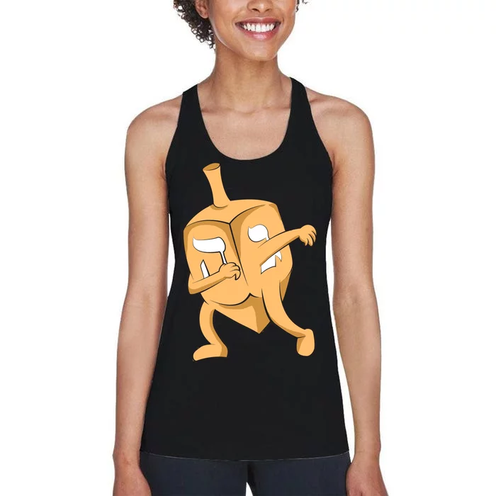 Dabbing Dreidel Women's Racerback Tank