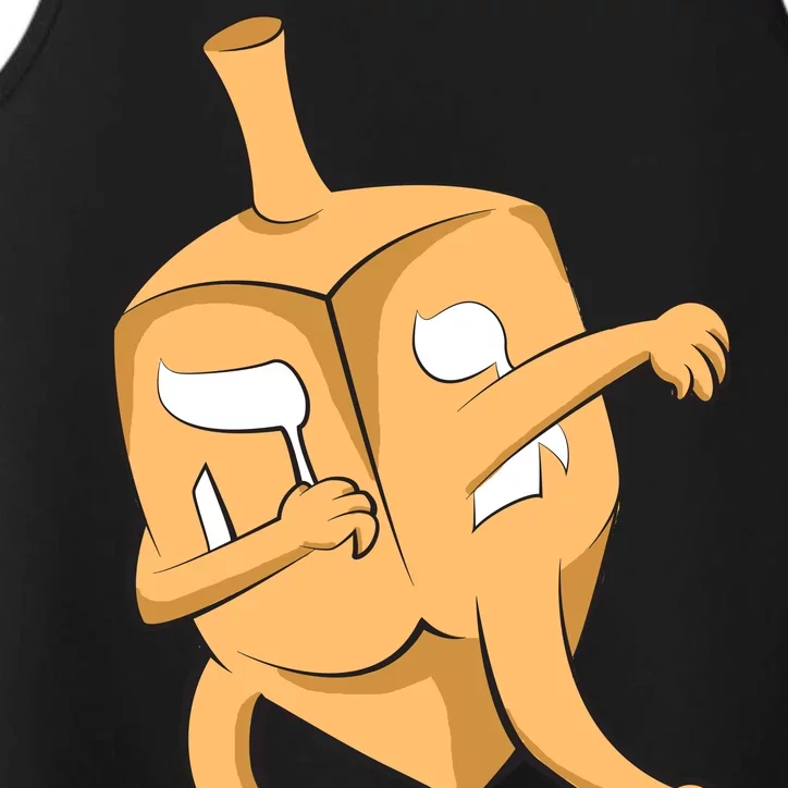 Dabbing Dreidel Performance Tank