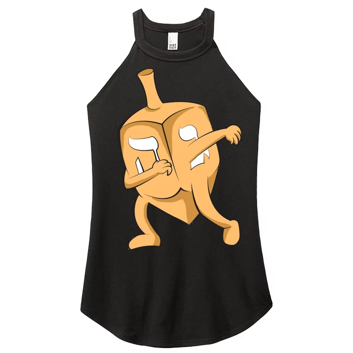 Dabbing Dreidel Women’s Perfect Tri Rocker Tank