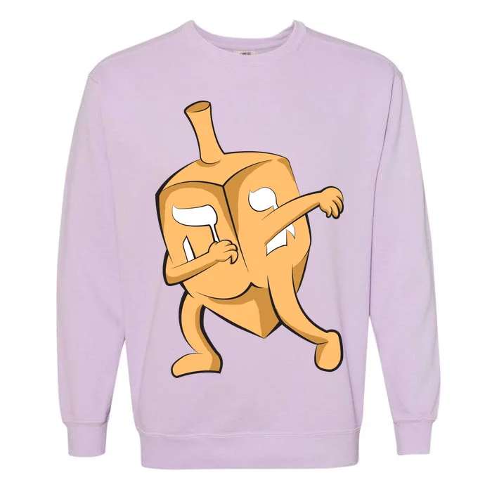 Dabbing Dreidel Garment-Dyed Sweatshirt