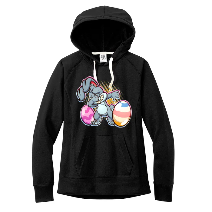 Dabbing Easter Bunny Women's Fleece Hoodie