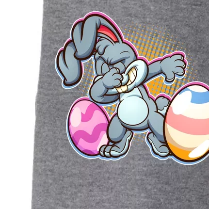 Dabbing Easter Bunny Doggie 3-End Fleece Hoodie