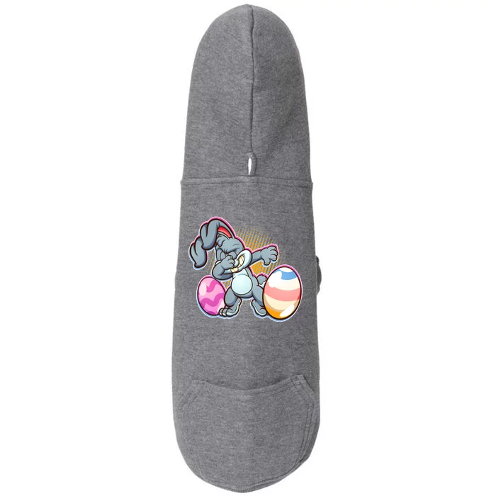 Dabbing Easter Bunny Doggie 3-End Fleece Hoodie