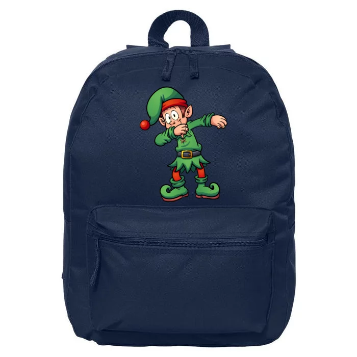 Dabbing Elf Christmas Santa Hat 16 in Basic Backpack