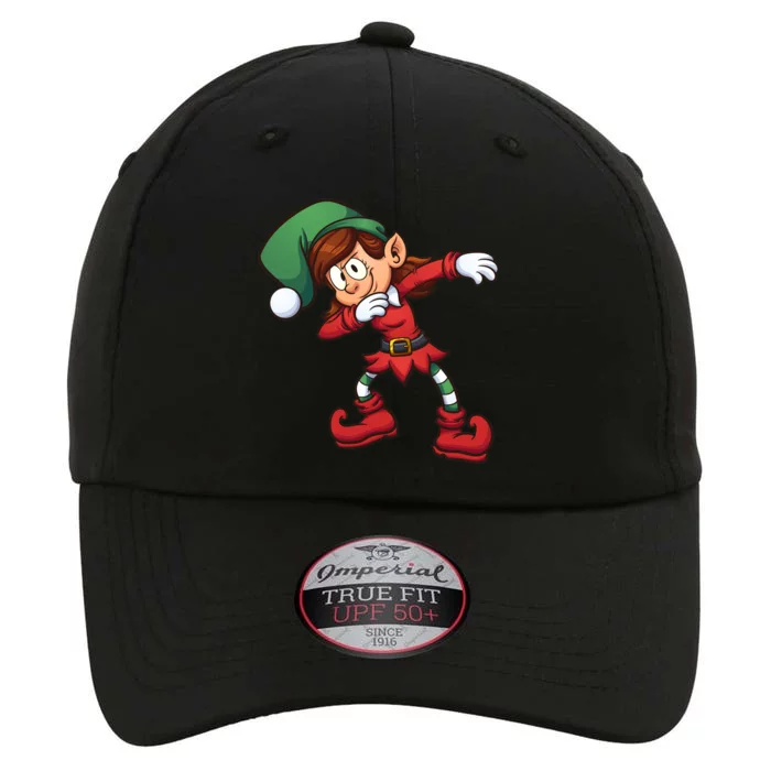 Dabbing Elf Cute Funny Christmas The Original Performance Cap