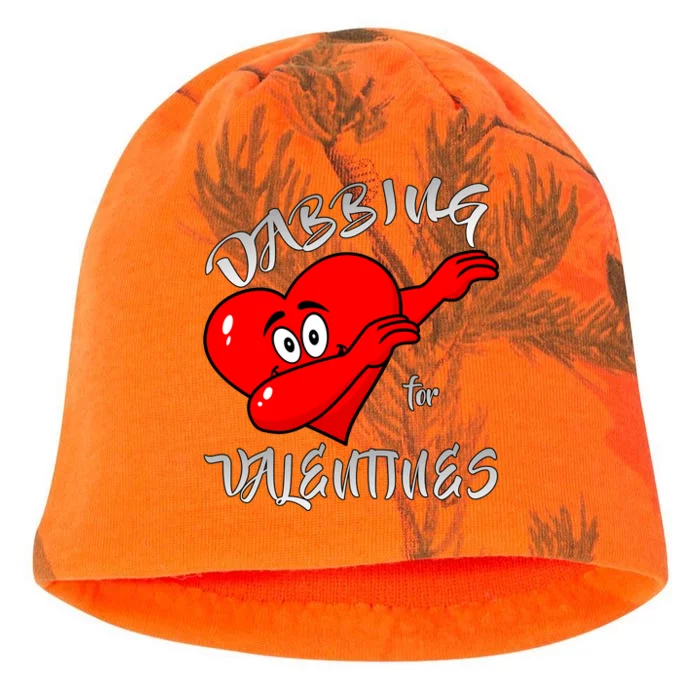 Dabbing For Love Valentines Day Heart Kati - Camo Knit Beanie