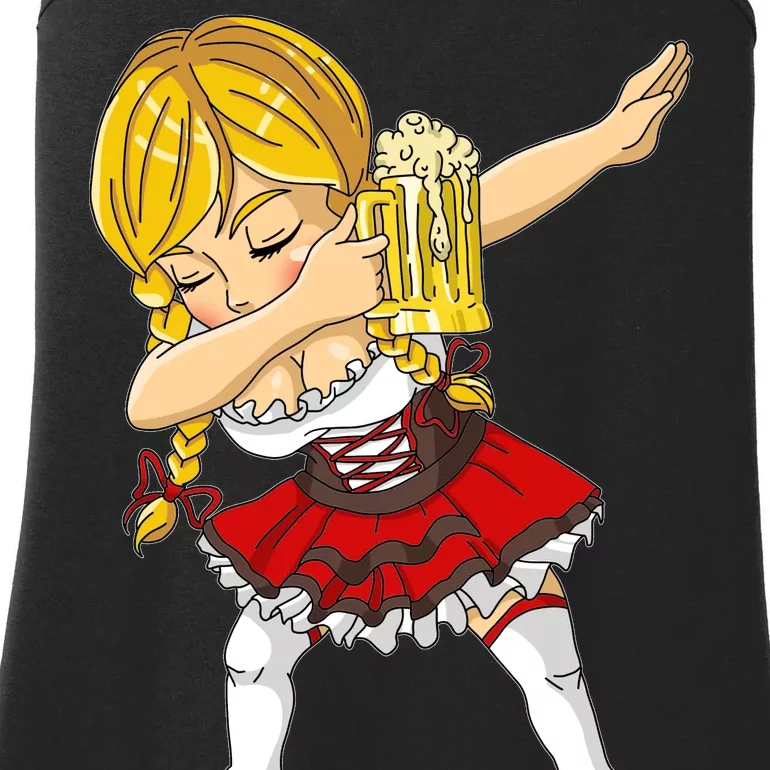 Dabbing German Girl Oktoberfest Ladies Essential Tank