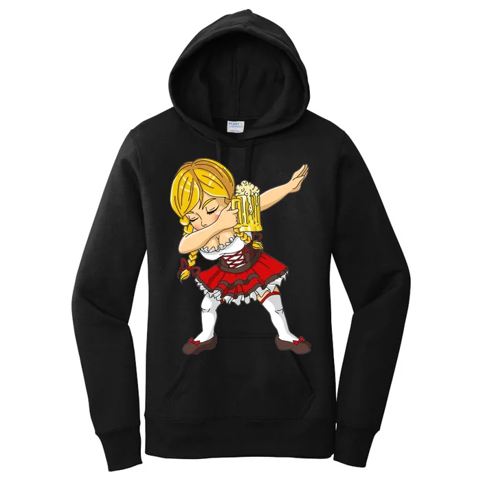 Dabbing German Girl Oktoberfest Women's Pullover Hoodie