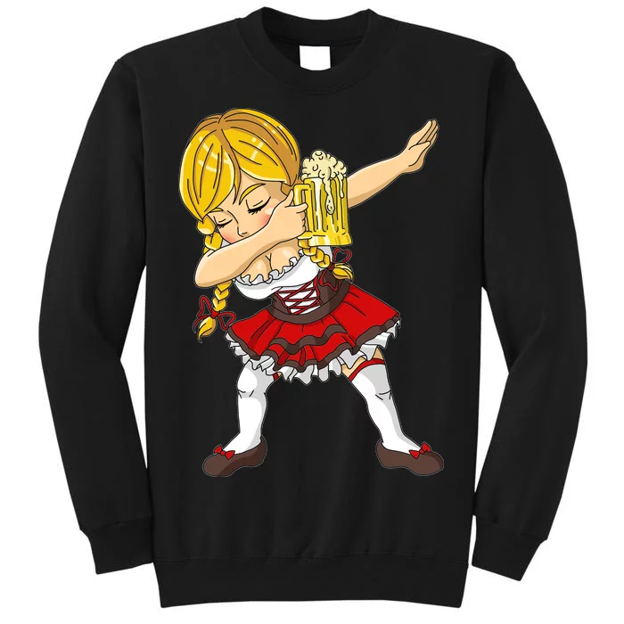 Dabbing German Girl Oktoberfest Tall Sweatshirt