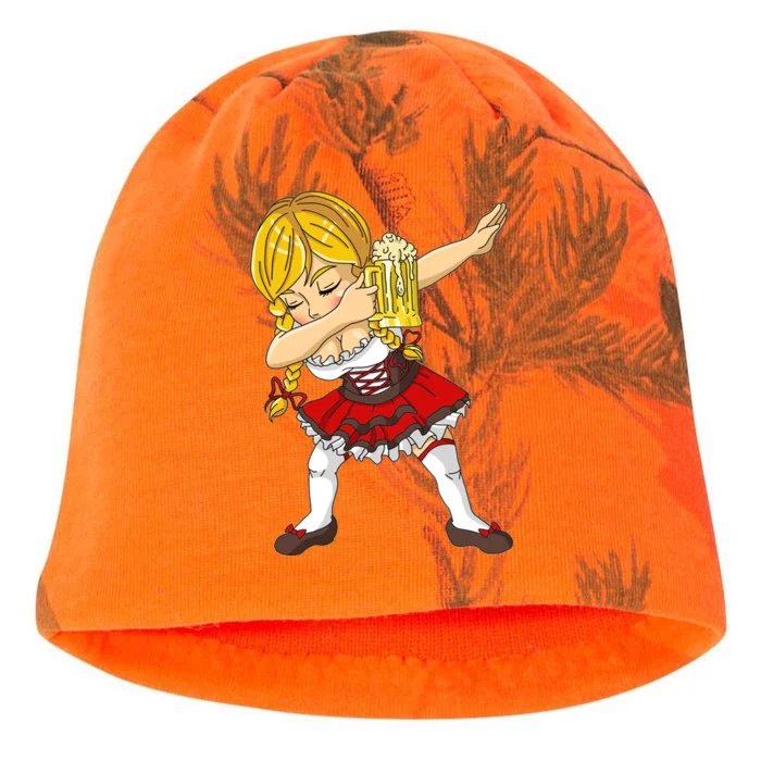 Dabbing German Girl Oktoberfest Kati - Camo Knit Beanie