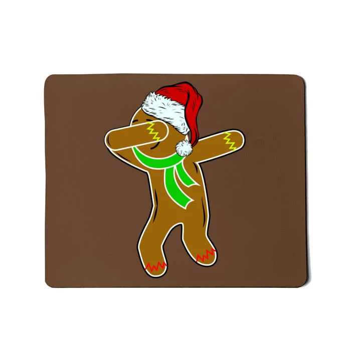 Dabbing Gingerbread Man Mousepad