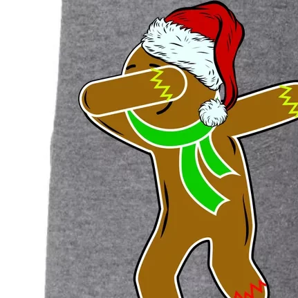 Dabbing Gingerbread Man Doggie 3-End Fleece Hoodie