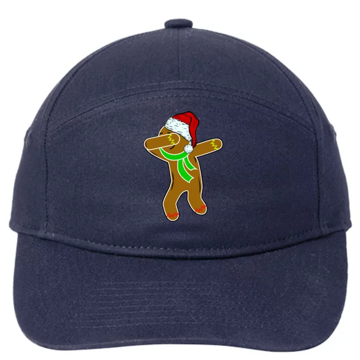 Dabbing Gingerbread Man 7-Panel Snapback Hat