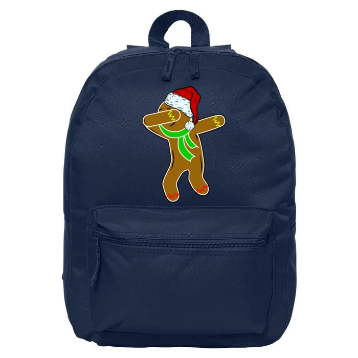 Dabbing Gingerbread Man 16 in Basic Backpack