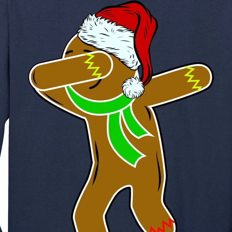 Dabbing Gingerbread Man Tall Long Sleeve T-Shirt