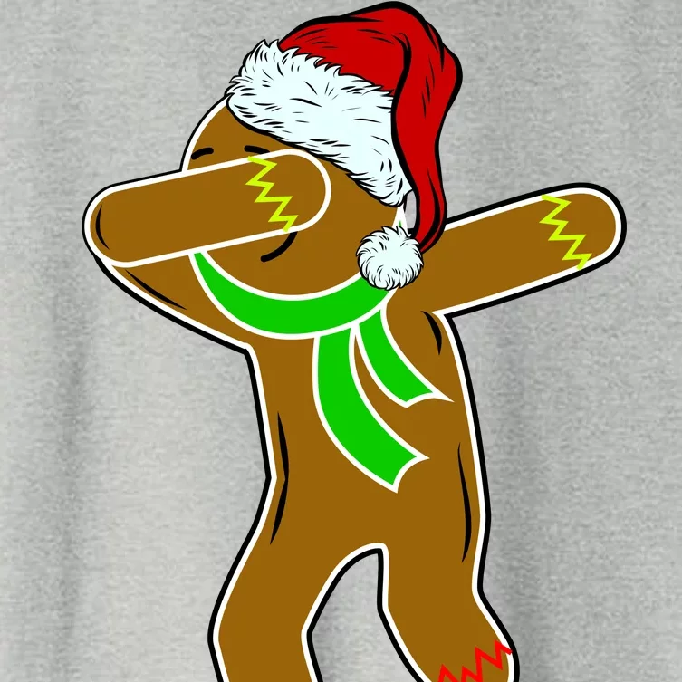 Dabbing Gingerbread Man Women's Crop Top Tee