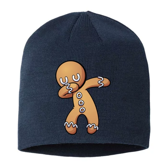 Dabbing Gingerbread Man Christmas 8 1/2in Sustainable Knit Beanie