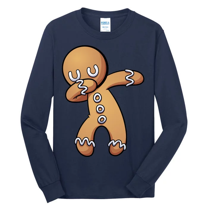 Dabbing Gingerbread Man Christmas Tall Long Sleeve T-Shirt